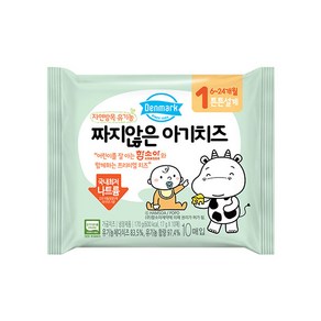 동원 덴마크 자연방목 유기농 짜지않은 아기치즈 1단계 170g (10매) x 3개