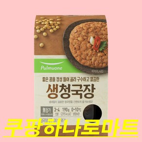 풀무원 생청국장, 10개, 190g