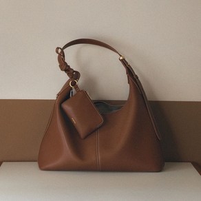 드메리엘 Veneta Hobo Bag Medium Tan Bown