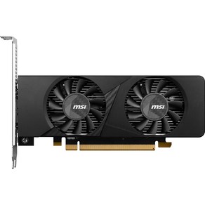 MSI GeFoce RTX 3050 LP 6G OC PCIe4.0 로우 프로파일 크기 보조 전원 필요 없음 듀얼 팬 장착 그래픽 보드 VD8790