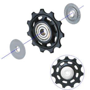 자전거 뒷드레일러 풀리 MTB 로드용 자전거 풀리 11 12 13 14T 1쌍