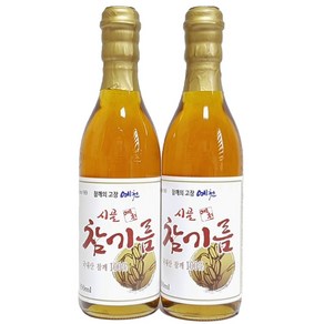 [예천참기름] 국산 350ml (청정지역 예천참깨 100%) 저온착유