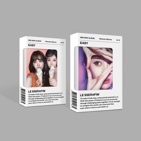 르세라핌 (LE SSERAFIM) ﻿3rd Mini Album - EASY ﻿(Weverse Albums ver.) 2종 중 1종 랜덤