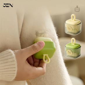 [1+1]JEN롤픽 물 세척 가능한 미니 돌돌이 반려돌물 털 제거기, 1세트