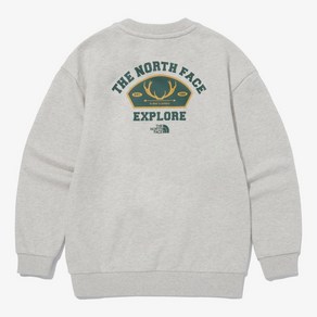 노스페이스키즈 NM5MQ54T 키즈 익스플로어 스웻셔츠 KS EXPLORE SWEATSHIRTS 편하고 활동적인