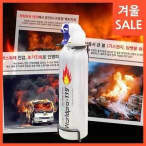 세이브캔 차량용 소화기 미니 휴대용 가정용 캠핑 스프레이 255ml