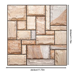 크리스탈 타일 스티커 방수 욕실 접착 벽 모자이크 유리, 1개, 4.C