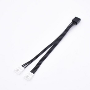 Motheboad Standad 4-Pin PWM Fan to Dual Mini GPU Gaphics Cads Adapte Cable, 01 30cm, 1개