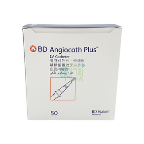 비디 정맥카테타 20G 30mm 50개입 / 엔지오 카테터 angio IV I.V Cathete, 1개