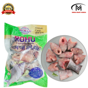 WORLD FROZEN ROHU 냉동 잉어 1500G 1개냉동 잉어 미얀마 생선 (머리없음) (루이마스)1.5KG