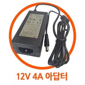 Powe-Tek 어댑터 12V 4.A 아답터 스마트파워, 1개