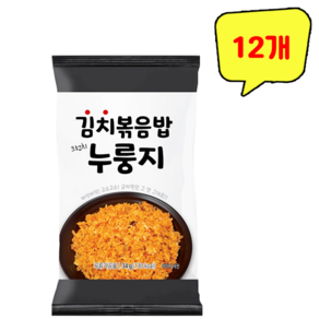 프로엠홀딩스 김치볶음밥 크런치 누룽지 34g, 12개