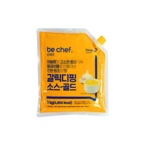 (냉장) 동원 비셰프 갈릭디핑소스 1kg be chef 피자소스 업소용 갈릭딥핑 샌드위치