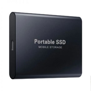 휴대용 SSD 타입 C USB 3.1 60TB 8TB 하드 드라이브 4TB 외장 M.2 노트북 데스크탑 플래시 메모리 디스, 01 Black, 05 30TB