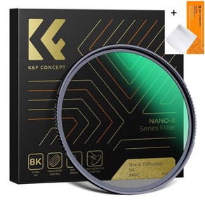 K&F Concept 82mm NANO-X ND1000 필터 (렌즈크리너융포) - 8K AGC Glass Slim 10 Stops (3.0) MRC ND Filte + Cloth