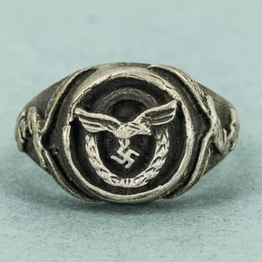 Luftwaffe Pilot Badge Ring 독일군반지 독일공군반지, 1개