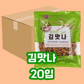 [달콤박스] 서울제과 김맛나 115g 20개입 1박스 옛날과자, 20개