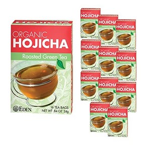 Eden Hojicha Oganic Roasted Geen Tea Low Caffei Eden Hojicha 유기농 구운 녹차 저카페인 식 상자당 표백되지 않은 마닐라, 16개입, 1개