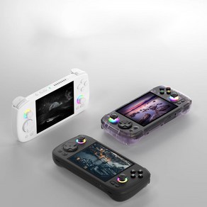 [CTK] ANBERNIC 앤버닉 RG 406H 레트로 게임기 안드로이드13 3D홀 스틱 4인치 IPS스크린 5000mAh, 8+128G+128G(5000+게임), 화이트