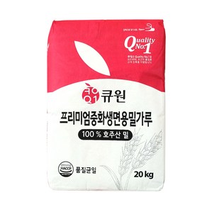 큐원 중화생면용밀가루 20kg, 1개