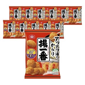 KAMEDA 카메다제과 아게이치방 간장맛 센베이 100g, 12개