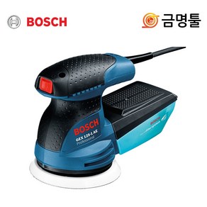 보쉬 GEX125-1AE 원형샌더 125mm 250W 속도조절 오비탈샌더 찍찍이사포, 1개