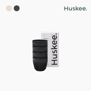 [Huskee] 허스키컵 6온스 (180ml) 4개 (1박스), 차콜