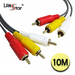 RCA케이블 3RCA MM 10M 10408, 상세이미지 체크, 상세이미지 체크