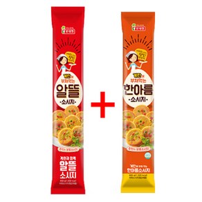 롯데 알뜰소시지 650g+한아름소시지 600g 기획 추억의 반찬 도시락 전 부침, 1개