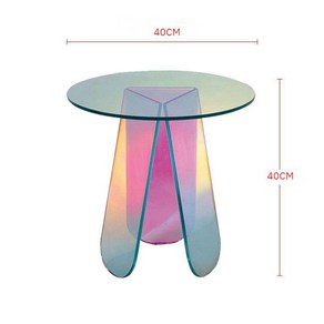 홀로그램테이블 투명 장식 거실 테이블 아크릴 오로라테이블