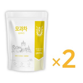 Geatea 그래이티 국산 모과 차 50티백, 2개, 50개입, 2g