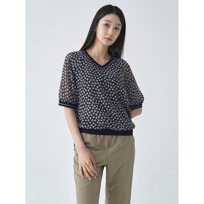 [지센] 여성 보타닉 쉬폰 블루종 블라우스 LFWSO412_NA