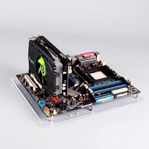 PC 오픈 프레임 테스트 벤치 미니 ITX 마더보드 오버락 컴퓨터 케이스 DIY 모드 베이스 투명 아크릴 스탠드…