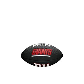 WILSON Spoting Goods NFL 애리조나 카디널스 팀 로고 미식축구공 블랙 미니 사이즈, 뉴욕 자이언츠, 1개