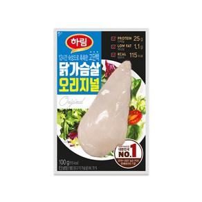 하림 닭가슴살 오리지널, 100g, 30개