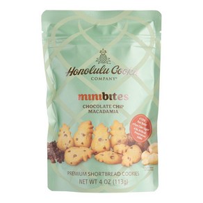 Honolulu Cookie 호놀룰루 쿠키 미니 초콜릿 칩 마카다미아 쇼트브레드 쿠키 113g 2개