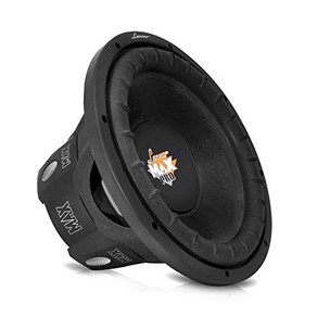 Lanzar 6.5 inch Car Subwoofer Speaker - Black Non- Lanzar 6.5인치 차량용 서브우퍼 스피커 - 검정색 비압착 종이 콘 알루미늄 보이