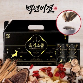 백년비결 녹용담은 흑염소즙 엑기스 진액 30포 1박스, 70g, 30개