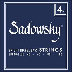 Sadowsky - SBN40 Blue Label / 니켈 베이스 스트링 (040-100), 1개