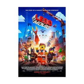 THE LEGO MOVIE 11.5x17 오리지널 프로모션 무비 포스터 2014, 1개