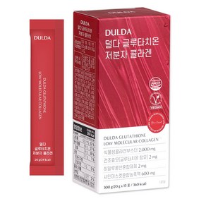 덜다 글루타치온 식물성 저분자 콜라겐, 15회분, 1개