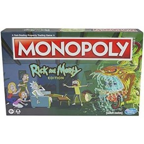 Monopoly 모노폴리 Rick and Moty 에디션 보드 게임 카툰, 1개