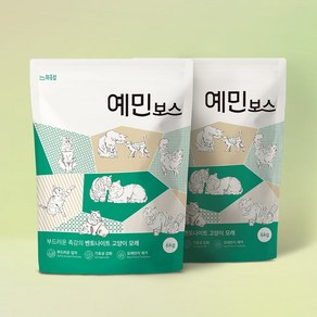 부드러운 벤토나이트 6kg 2개입 예민보스 고양이모래 야옹섬 신부전알림이 신부전검사, 2개