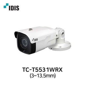 [국산] 아이디스 TC-T5531WRX(3~13.5mm) 500만화소 TVI 실외 적외선 전동가변 CCTV 카메라, 어댑터 추가없음, 1개