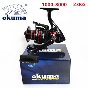 베이트릴 OKUMA 회전식 낚시 최대 드래그 모든 수역에 적합 2 1BB 9kg23kg 10008000, 3)Black  33000의 시리즈