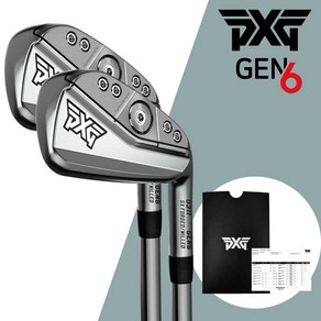 PXG 아이언 젠6 더블 크롬 0311P XP GEN6 IRON 피엑스지 중급자용, 0311XP 더블크롬, 5개 (7-G), 경량스틸 Elevate 95g S, 30도