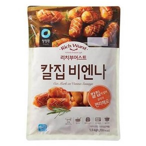 청정원 리치부어스트 칼집 비엔나 1.5kg 1개