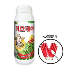 바이오플랜 이오데이 500ml 벼 종자침지 발근촉진 매트형성 입고병 잘록병 예방 벼 영양제 비료, 1개