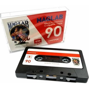 일본생산 Maglab Hi-Disc 노멀포지션 카세트 공테이프 90분, 1개