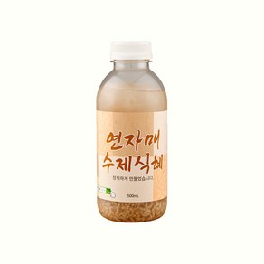 연자매 전통수제 식혜 500ml 1병 / 100% 국내산, 1개